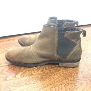 SOREL Emilie Chelsea Ankle Boot Used Brown 8.5